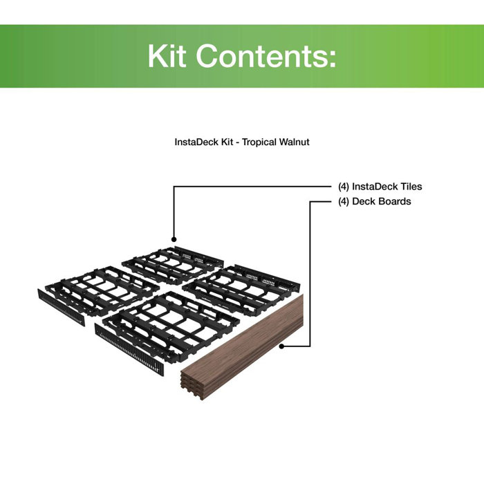 Barrette Outdoor Living Instadeck Outdoor Flooring Kit & Reviews Wayfair